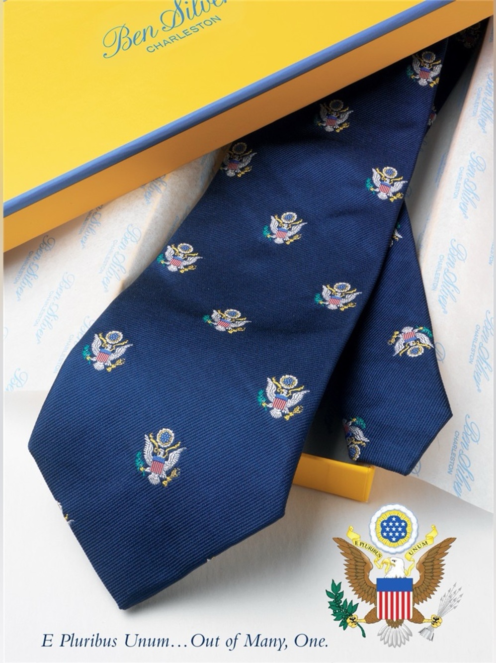 Ben Silver United States Coat of Arms Tie